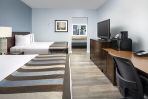 Deluxe Room, 2 Queen Beds | Desk, laptop workspace, blackout drapes, iron/ironing board - Ivy City Hotel (Washington)