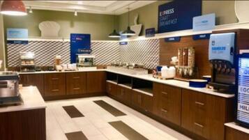 Free daily buffet breakfast