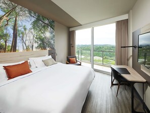 Minibar, in-room safe, desk, blackout curtains