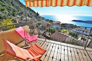 Studio, Terrace, Sea View | Balcony