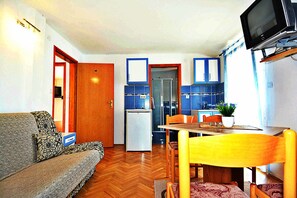 Apartment, 2 Bedrooms, Terrace, Sea View | Living area | TV - Apartments Marinovic (Budva)