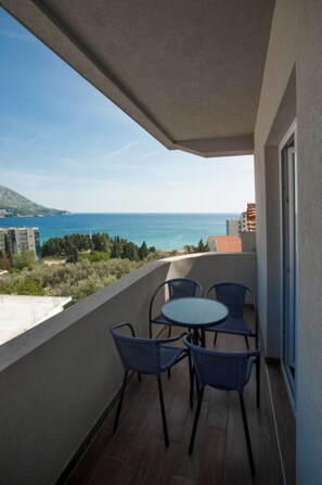 Studio, Sea View | Balcony - B&T Apartments (Becici)