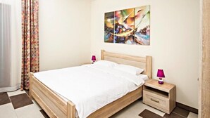 Apartment, 1 Bedroom, Sea View | 1 bedroom, desk, soundproofing, iron/ironing board - Apartments Ljoljic (Kotor)