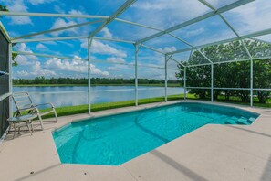 A heated pool - Beautiful Lake View Home, pets considered, 2680 (Kissimmee)