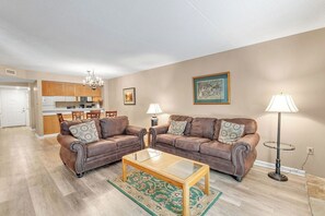 TV, fireplace, DVD player