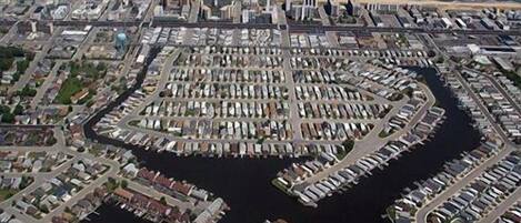 منظر من الجو على ارتفاع عالٍ