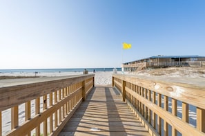 On the beach