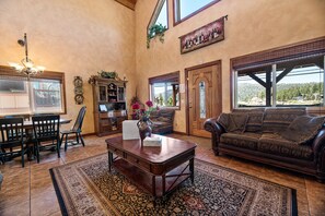 TV, fireplace, DVD player