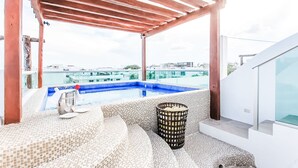 Unclassified image, 3 of 45, button - MAGIC PARADISE MAMITAS BEACH AREA, Partial Ocean View from rooftop (Playa del Carmen)