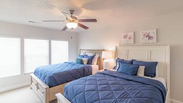 4 間睡房、熨斗/熨衫板、免費 Wi-Fi、床單