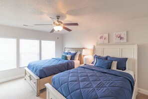 4 bedrooms, iron/ironing board, free WiFi, bed sheets