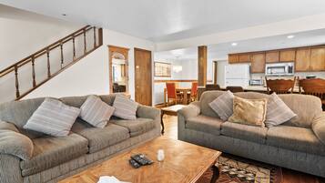 TV, fireplace, DVD player