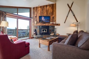 TV, fireplace, DVD player