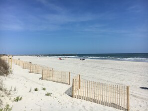On the beach