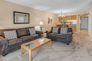 TV, fireplace, DVD player