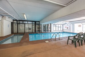 Indoor pool, a heated pool