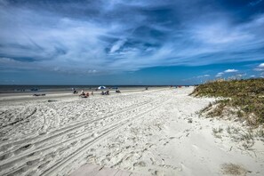 On the beach