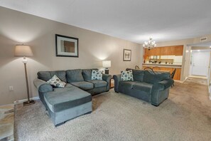 TV, fireplace, DVD player