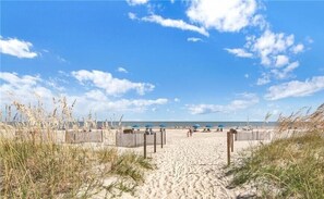 On the beach
