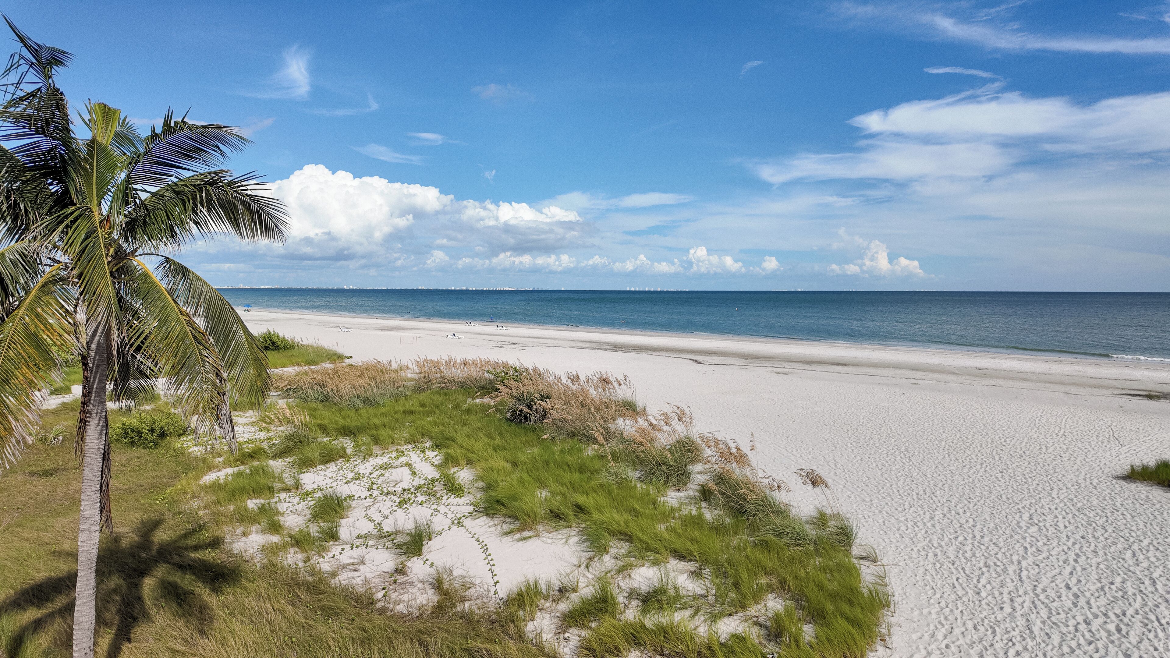 على الشاطئ، مظلات الشاطئ