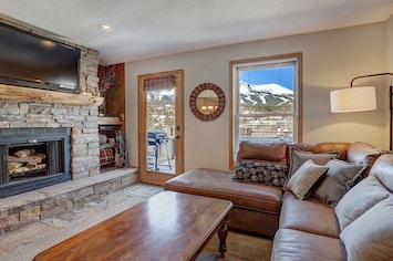 Cozy living room with huge views!