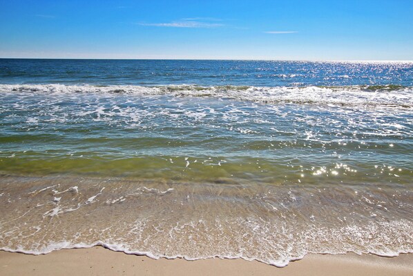 On the beach