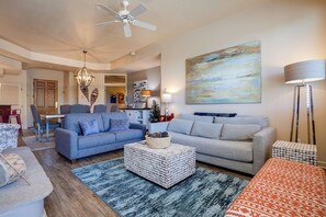 Télévision, cheminée