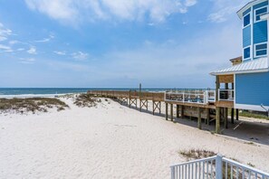 Accommodatie ligt op het strand