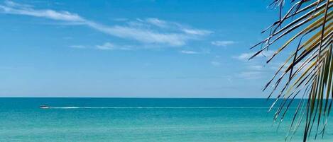 Plage, parasols, serviettes de plage