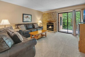 TV, fireplace, DVD player