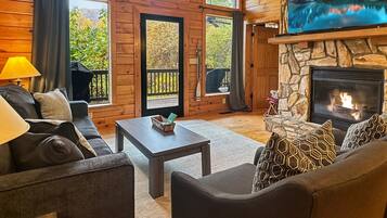 Téléviseur connecté, foyer, lecteur de DVD, chaîne audio