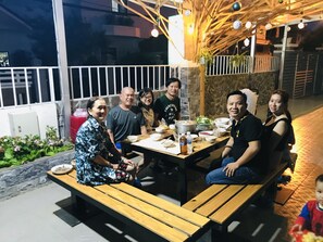 Outdoor dining - Zodiac House (Da Lat)