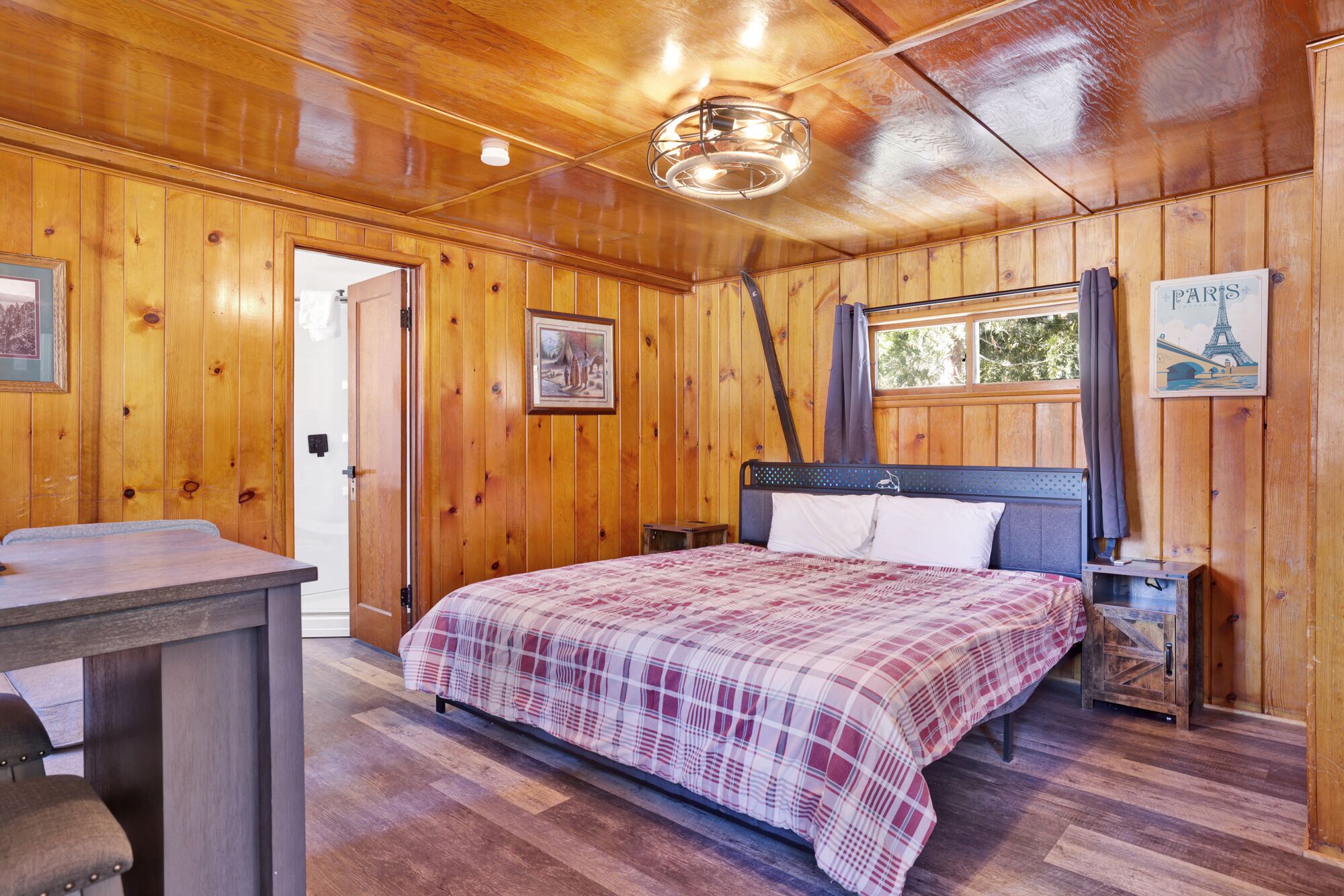 A king-size bed.