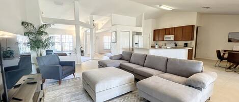 Smart TV, DVD player, table football