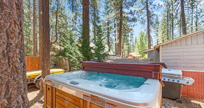 Escapada romántica: 1 BR / 1 cabina de BA en Big Bear City, para 4 personas