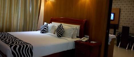 1 habitación y ropa de cama de alta calidad