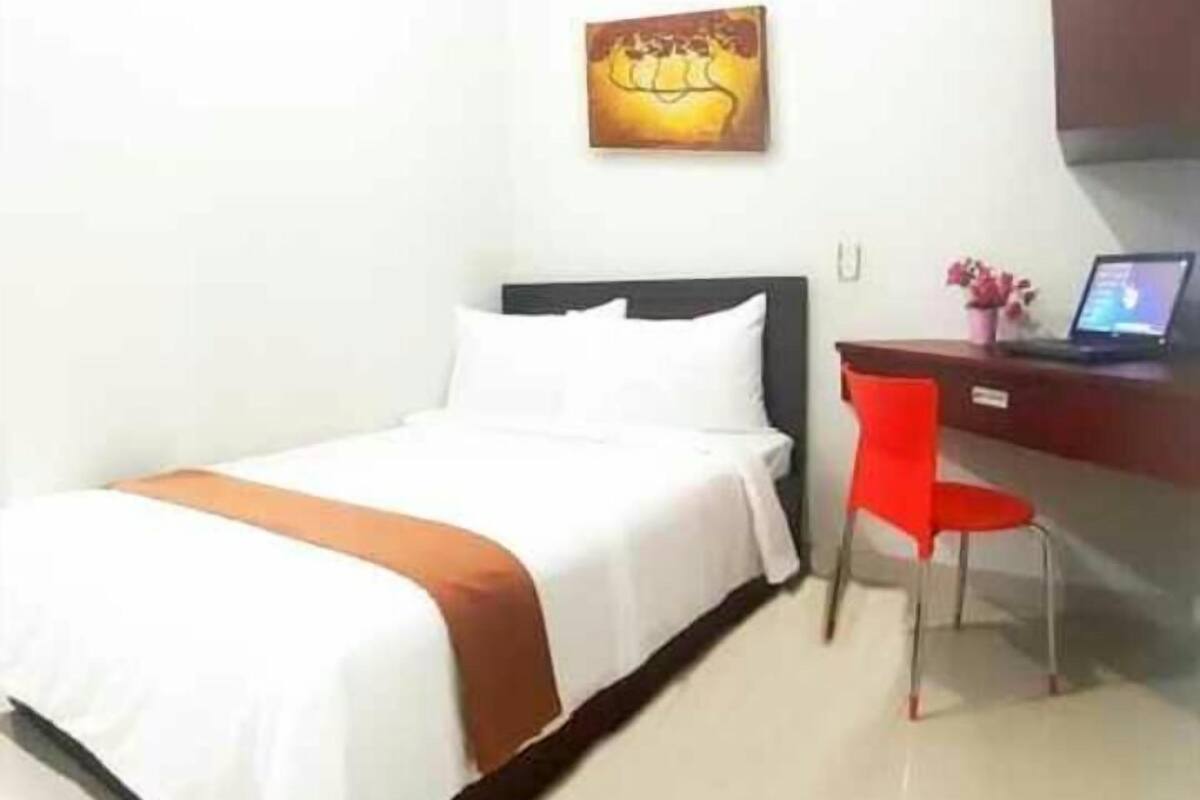 Premium bedding, desk, free WiFi, bed sheets