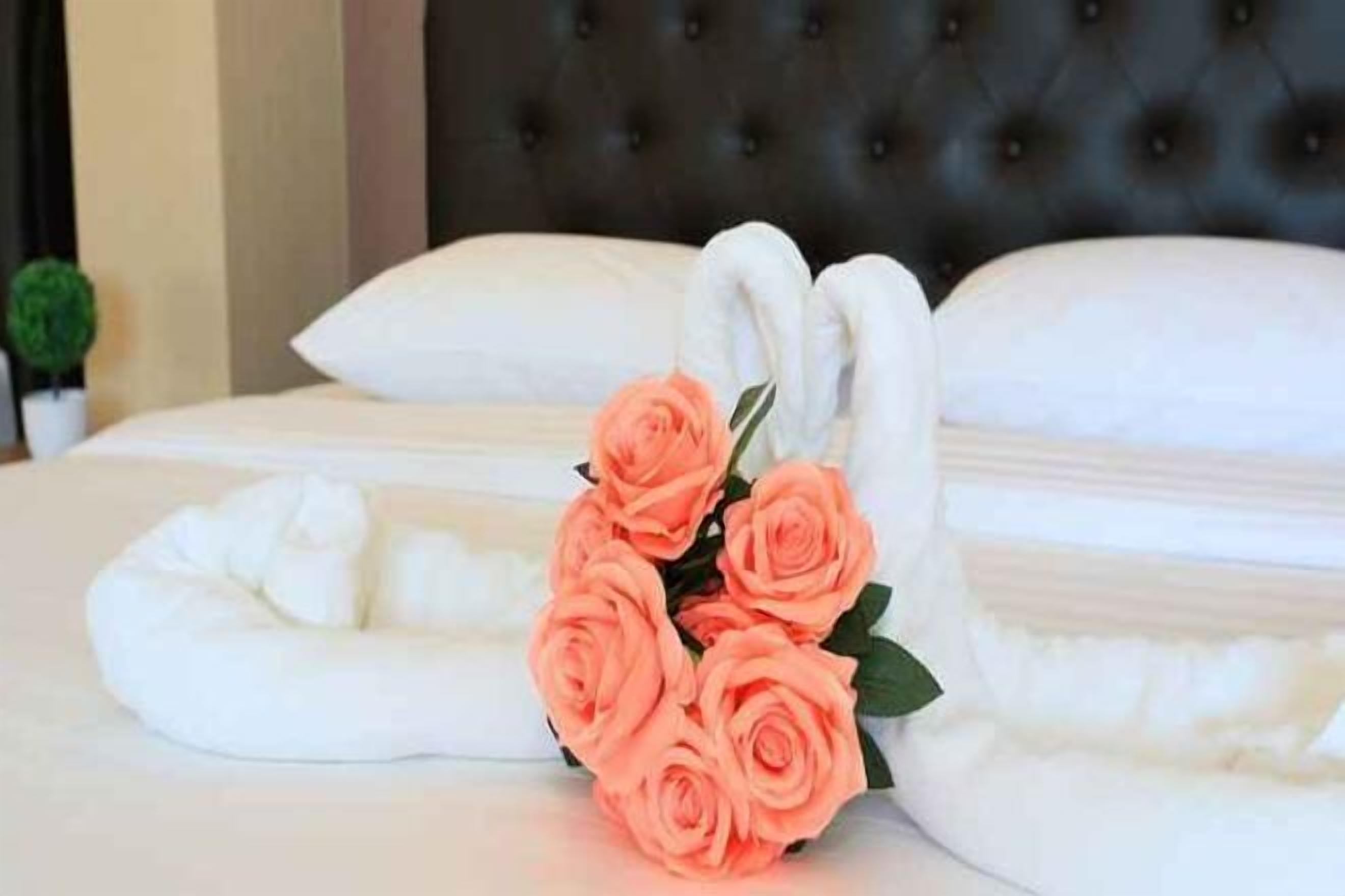 Individually decorated, desk, laptop workspace, blackout curtains