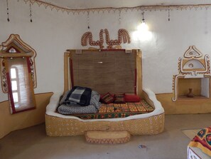 Family Double Room, 1 Queen Bed, Garden View, Garden Area | Premium bedding, free WiFi - Surjivan Resort (Taoru)