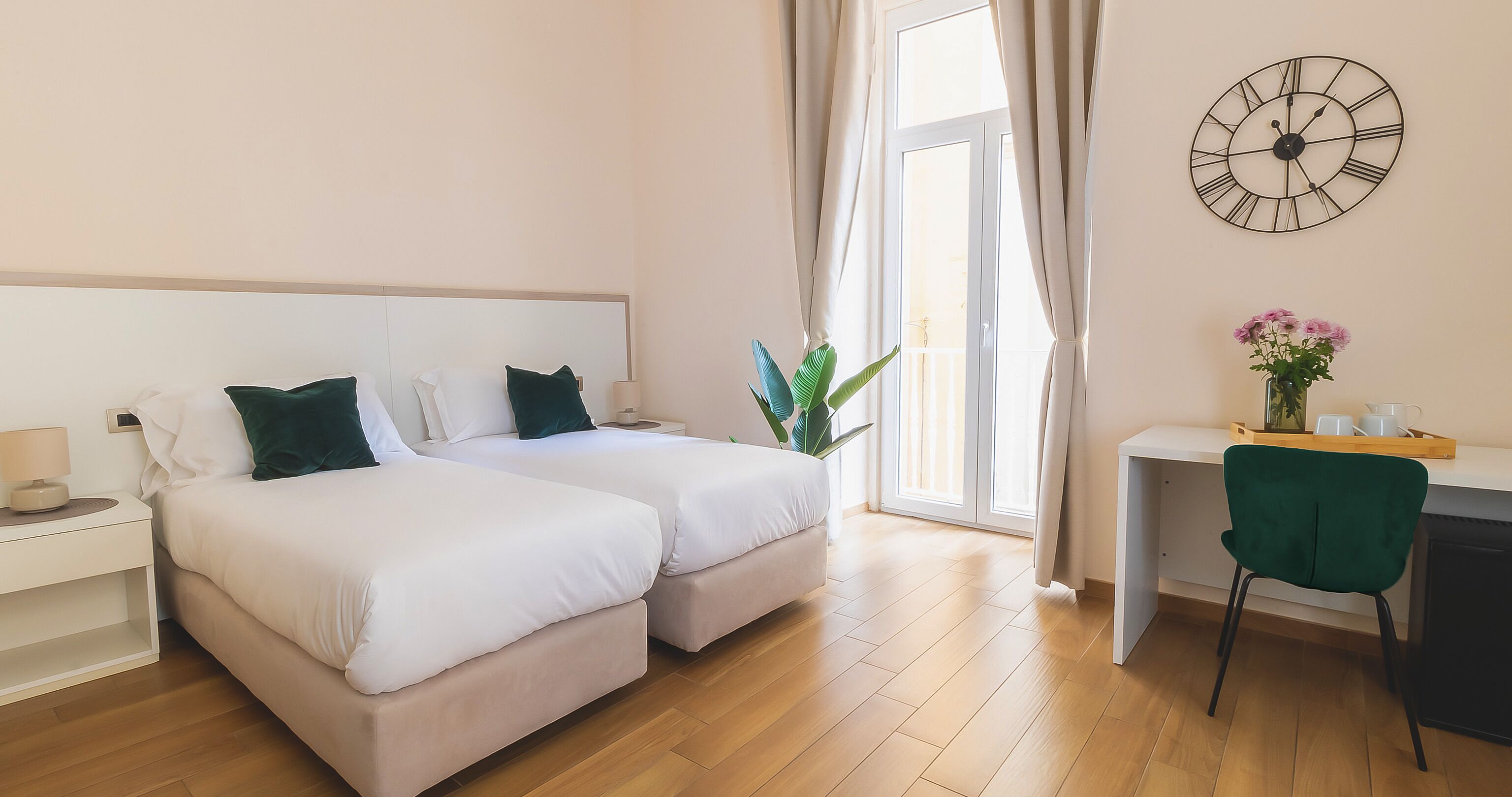 Deluxe Double or Twin Room, Balcony | Premium bedding, individually furnished, desk, soundproofing