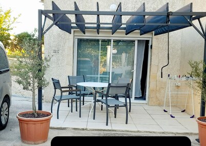 Charming vacation rental. Renovated bathroom and bedroom.