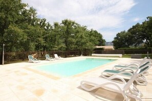 Una piscina riscaldata