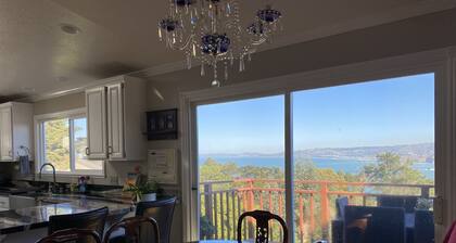 San Francisco Bay area: Elegant Pacific Ocean View, sleeps 10, gourmet kitchen