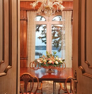 Blick von der Unterkunft