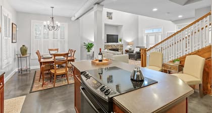 Hermosa Downtown Chattanooga Home, área de la Universidad, 3 habitaciones 2. 5 baños