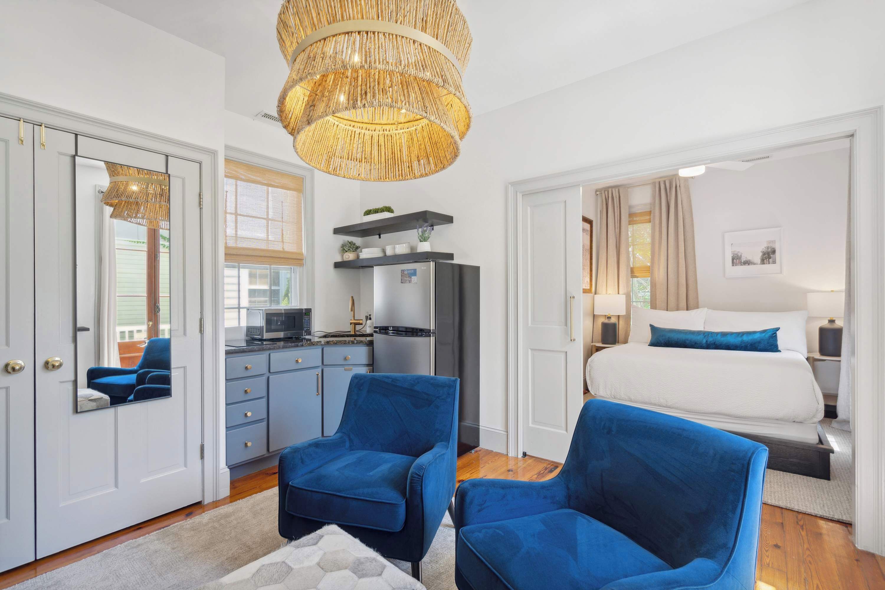 1 bedroom, iron/ironing board, travel crib, free WiFi