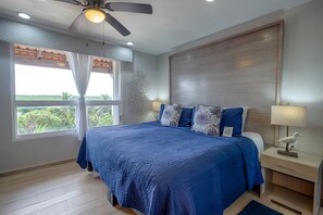 1 bedroom, in-room safe, iron/ironing board, travel cot