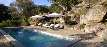 The cortijo, a spacious, beautifully designed holiday home & pool in Extremadura