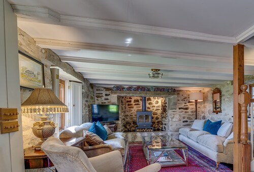 Tregadjack Farmhouse, Tregathenan, Near Porthlevan , Cornwall