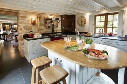 Tregadjack Farmhouse, Tregathenan, Near Porthlevan , Cornwall